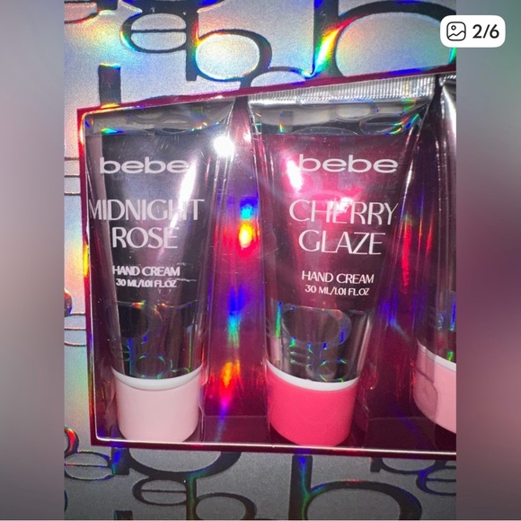 Bebe Hand Cream Set with Pink and Gold Packaging - Picture 2 of 6